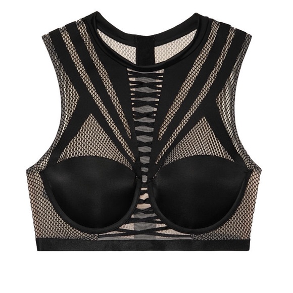 Balmain x VICTORIA'S SECRET Strappy High-neck Bra - Picture 3 of 5